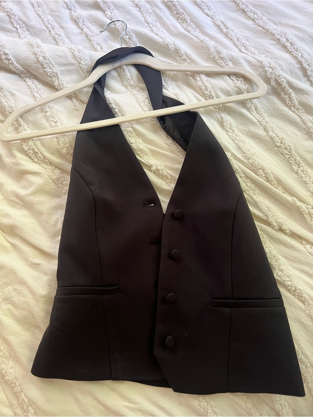 Jason Wu Black Halter Vest Top
